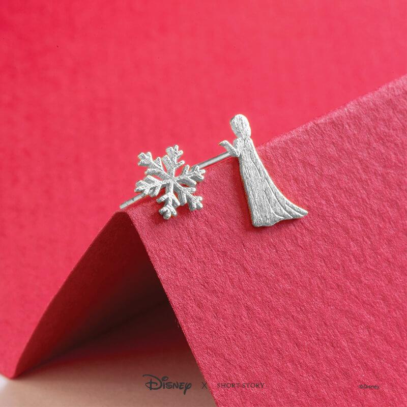 Disney Earring Elsa Snowflake