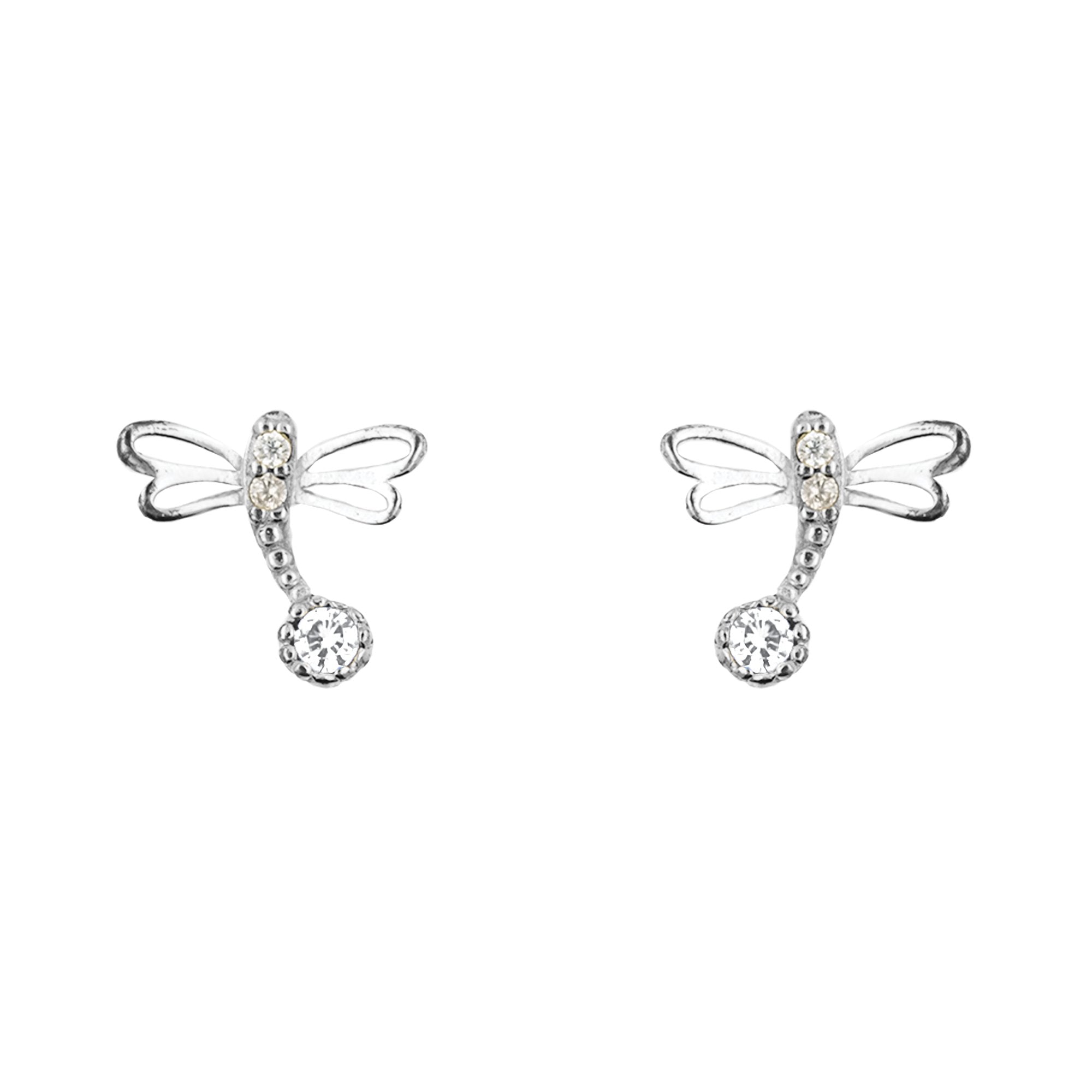 Earring Diamante Dragonfly