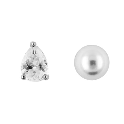 Earring Diamante and Pearl