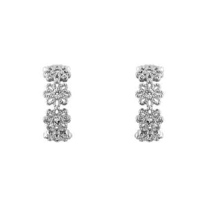 Hoop Earring Diamante Daisy
