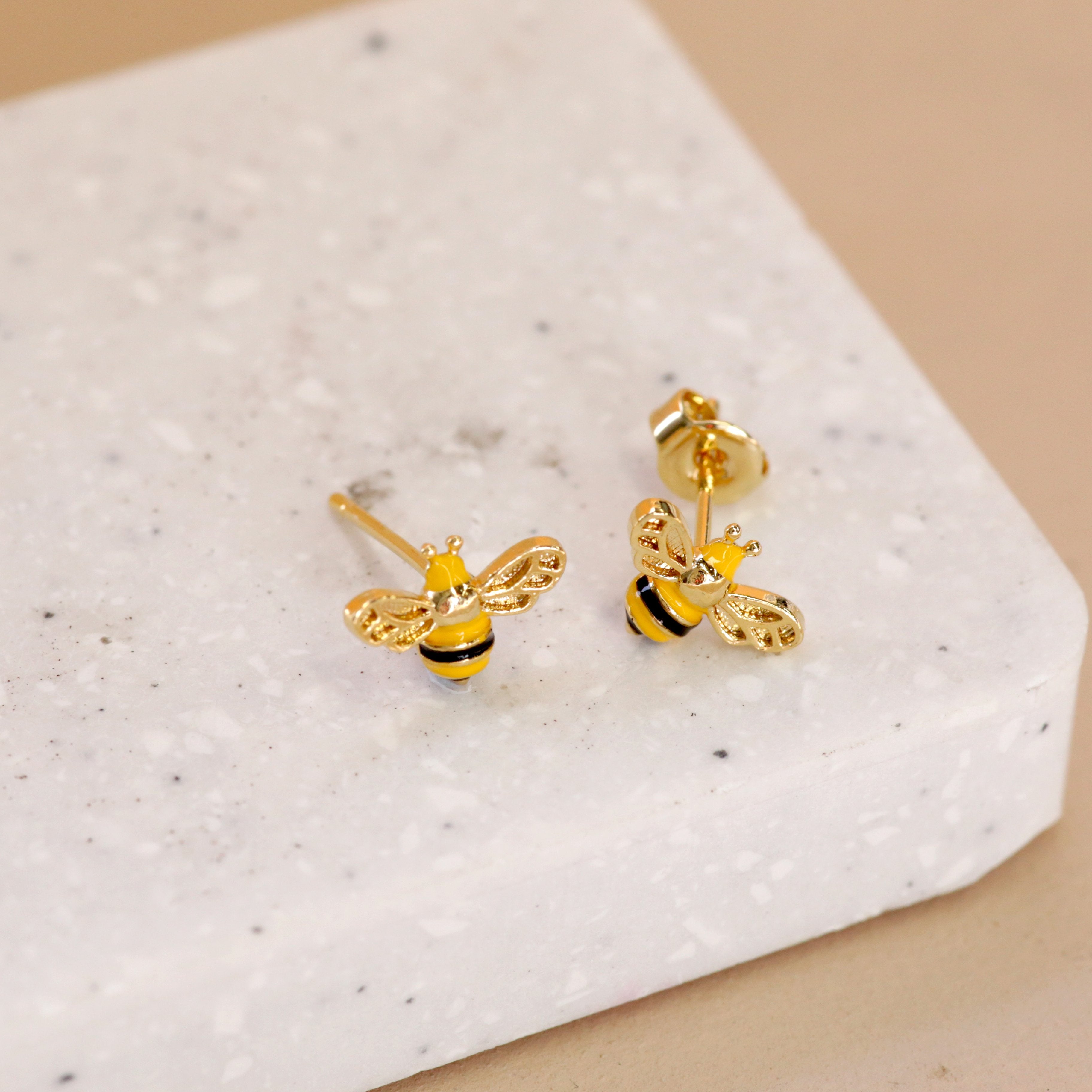 Earring Epoxy Bee