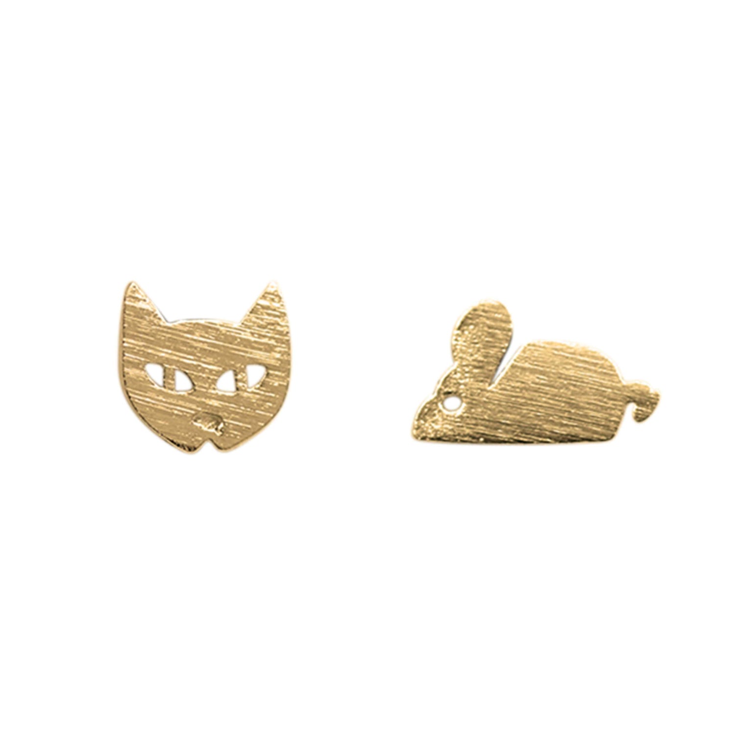 Earring Cat and Mouse