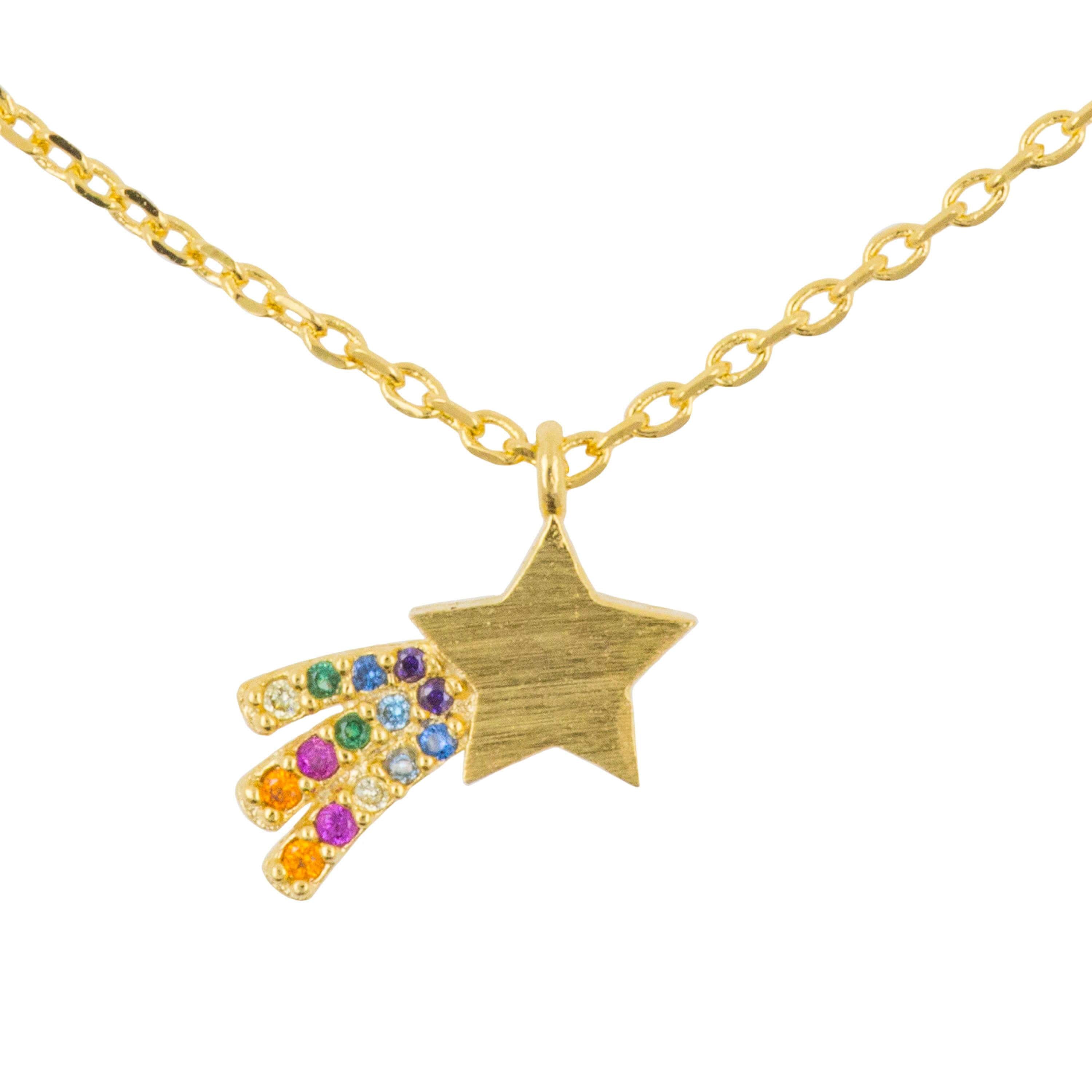 Shooting shop star necklace