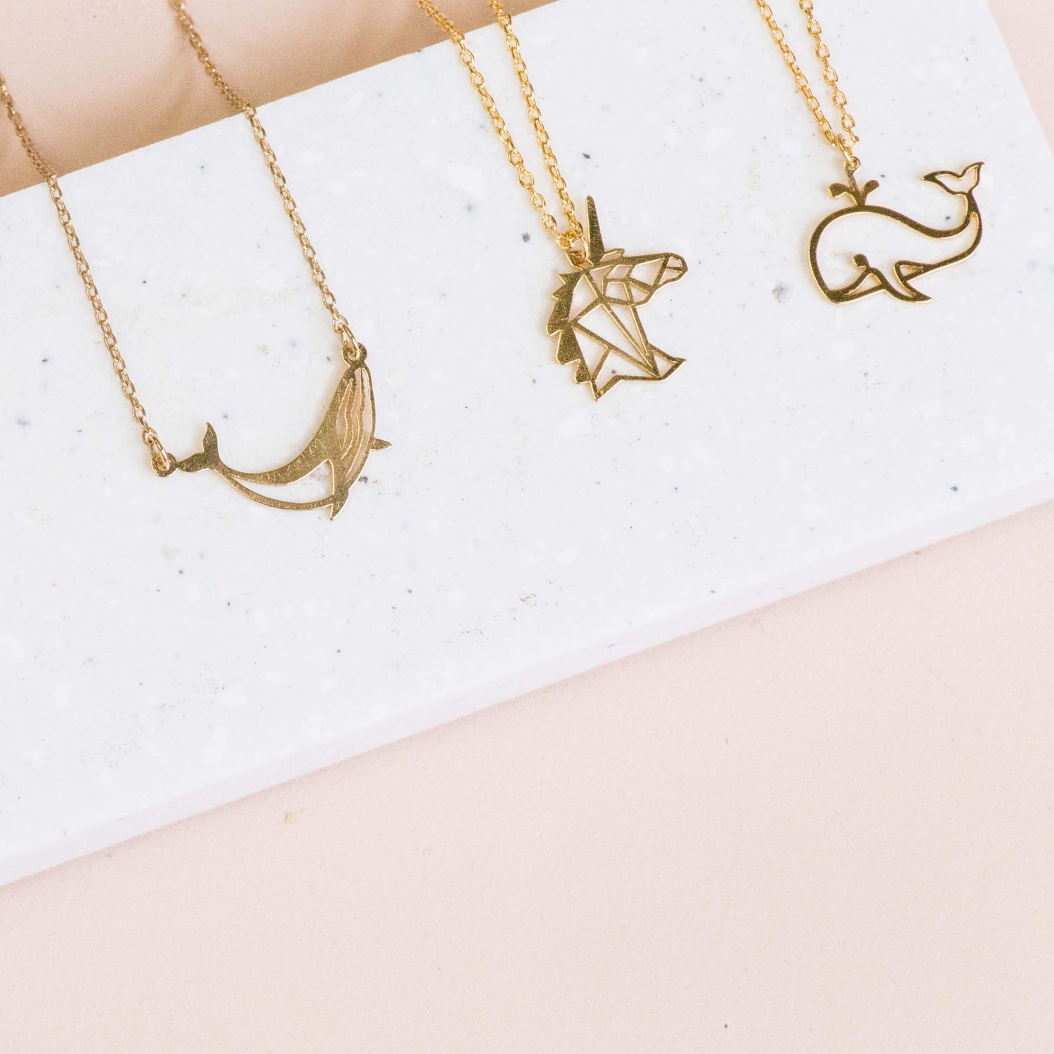 Necklace Whale Stencil