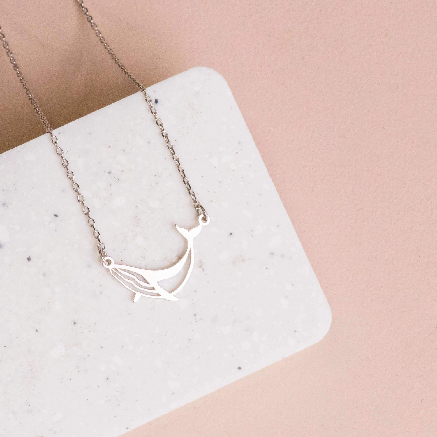 Necklace Whale Stencil