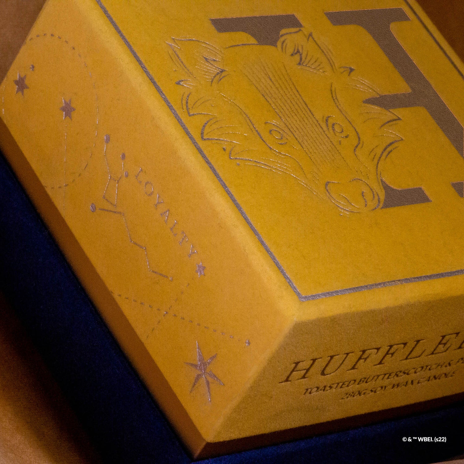 Harry Potter Candle Hufflepuff
